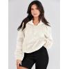 imageANRABESS Sweatshirt for Women Zip Up Hoodies Cropped Pullover Fleece Hooded Sherpa Sweaters Tops 2025 Fall Winter ClothesOffwhite
