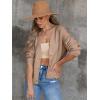 imageANRABESS Women Cardigan Sweaters 2024 Fall Oversized Button Open Front Knit Lightweight Cardigans Fall Outfits OuterwearKhaki