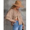 imageANRABESS Women Cardigan Sweaters 2024 Fall Oversized Button Open Front Knit Lightweight Cardigans Fall Outfits OuterwearKhaki