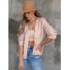 imageANRABESS Women Cardigan Sweaters 2024 Fall Oversized Button Open Front Knit Lightweight Cardigans Fall Outfits OuterwearPink