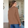 imageANRABESS Women Casual Long Sleeve Mock Funnel Neck Knit Pullover Sweater Top 2025 Fall Fashion Outfits with Exposed SeamDeep Apricot