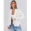 imageANRABESS Women Jackets Sweaters Long Sleeve Open Front Loose Lightweight Knit Cropped Cardigan 2025 Fall Trendy CoatsCream White