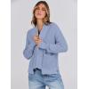 imageANRABESS Women Jackets Sweaters Long Sleeve Open Front Loose Lightweight Knit Cropped Cardigan 2025 Fall Trendy CoatsLight Blue