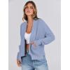 imageANRABESS Women Jackets Sweaters Long Sleeve Open Front Loose Lightweight Knit Cropped Cardigan 2025 Fall Trendy CoatsLight Blue