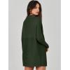 imageANRABESS Women Oversized Casual Loose Turtleneck Long Sleeve Slouchy Baggy Knit Tunic Sweaters Pullover 2025 Fall OutfitsArmy Green
