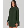 imageANRABESS Women Oversized Casual Loose Turtleneck Long Sleeve Slouchy Baggy Knit Tunic Sweaters Pullover 2025 Fall OutfitsArmy Green
