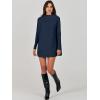 imageANRABESS Women Oversized Casual Loose Turtleneck Long Sleeve Slouchy Baggy Knit Tunic Sweaters Pullover 2025 Fall OutfitsDark Blue