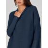imageANRABESS Women Oversized Casual Loose Turtleneck Long Sleeve Slouchy Baggy Knit Tunic Sweaters Pullover 2025 Fall OutfitsDark Blue