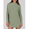imageANRABESS Women Oversized Casual Loose Turtleneck Long Sleeve Slouchy Baggy Knit Tunic Sweaters Pullover 2025 Fall OutfitsGrass