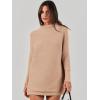 imageANRABESS Women Oversized Casual Loose Turtleneck Long Sleeve Slouchy Baggy Knit Tunic Sweaters Pullover 2025 Fall OutfitsKhaki