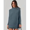imageANRABESS Women Oversized Casual Loose Turtleneck Long Sleeve Slouchy Baggy Knit Tunic Sweaters Pullover 2025 Fall OutfitsNavy Blue