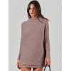 imageANRABESS Women Oversized Casual Loose Turtleneck Long Sleeve Slouchy Baggy Knit Tunic Sweaters Pullover 2025 Fall OutfitsNutmeg