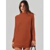 imageANRABESS Women Oversized Casual Loose Turtleneck Long Sleeve Slouchy Baggy Knit Tunic Sweaters Pullover 2025 Fall OutfitsRust