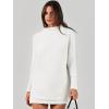 imageANRABESS Women Oversized Casual Loose Turtleneck Long Sleeve Slouchy Baggy Knit Tunic Sweaters Pullover 2025 Fall OutfitsWhite