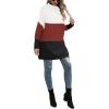 imageANRABESS Women Oversized Casual Loose Turtleneck Long Sleeve Slouchy Baggy Knit Tunic Sweaters Pullover 2025 Fall OutfitsWhite Red
