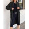 imageANRABESS Womens Cardigan Long Sweater Oversized Open Front Knit Coatigan Duster Coat 2025 Trendy Fall Outfits OuterwearBlack