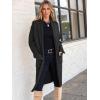 imageANRABESS Womens Cardigan Long Sweater Oversized Open Front Knit Coatigan Duster Coat 2025 Trendy Fall Outfits OuterwearBlack