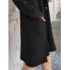 imageANRABESS Womens Cardigan Long Sweater Oversized Open Front Knit Coatigan Duster Coat 2025 Trendy Fall Outfits OuterwearBlack