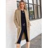 imageANRABESS Womens Cardigan Long Sweater Oversized Open Front Knit Coatigan Duster Coat 2025 Trendy Fall Outfits OuterwearBrown