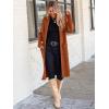 imageANRABESS Womens Cardigan Long Sweater Oversized Open Front Knit Coatigan Duster Coat 2025 Trendy Fall Outfits OuterwearCaramel