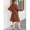 imageANRABESS Womens Cardigan Long Sweater Oversized Open Front Knit Coatigan Duster Coat 2025 Trendy Fall Outfits OuterwearCoffee