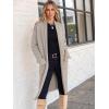 imageANRABESS Womens Cardigan Long Sweater Oversized Open Front Knit Coatigan Duster Coat 2025 Trendy Fall Outfits OuterwearDeep Apricot