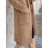 imageANRABESS Womens Cardigan Long Sweater Oversized Open Front Knit Coatigan Duster Coat 2025 Trendy Fall Outfits OuterwearKhaki Apricot