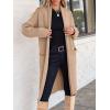 imageANRABESS Womens Cardigan Long Sweater Oversized Open Front Knit Coatigan Duster Coat 2025 Trendy Fall Outfits OuterwearKhaki Apricot