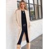 imageANRABESS Womens Cardigan Long Sweater Oversized Open Front Knit Coatigan Duster Coat 2025 Trendy Fall Outfits OuterwearKhaki Beige