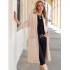imageANRABESS Womens Cardigan Long Sweater Oversized Open Front Knit Coatigan Duster Coat 2025 Trendy Fall Outfits OuterwearKhaki Beige