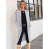 imageANRABESS Womens Cardigan Long Sweater Oversized Open Front Knit Coatigan Duster Coat 2025 Trendy Fall Outfits OuterwearLight Grey