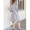 imageANRABESS Womens Cardigan Long Sweater Oversized Open Front Knit Coatigan Duster Coat 2025 Trendy Fall Outfits OuterwearLight Grey