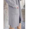 imageANRABESS Womens Cardigan Long Sweater Oversized Open Front Knit Coatigan Duster Coat 2025 Trendy Fall Outfits OuterwearLight Grey