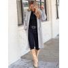 imageANRABESS Womens Cardigan Long Sweater Oversized Open Front Knit Coatigan Duster Coat 2025 Trendy Fall Outfits OuterwearLight Grey
