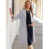 imageANRABESS Womens Cardigan Long Sweater Oversized Open Front Knit Coatigan Duster Coat 2025 Trendy Fall Outfits OuterwearLight Grey