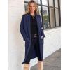 imageANRABESS Womens Cardigan Long Sweater Oversized Open Front Knit Coatigan Duster Coat 2025 Trendy Fall Outfits OuterwearNavy Blue