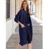 imageANRABESS Womens Cardigan Long Sweater Oversized Open Front Knit Coatigan Duster Coat 2025 Trendy Fall Outfits OuterwearNavy Blue