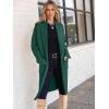 imageANRABESS Womens Cardigan Long Sweater Oversized Open Front Knit Coatigan Duster Coat 2025 Trendy Fall Outfits OuterwearOpal Green