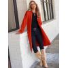 imageANRABESS Womens Cardigan Long Sweater Oversized Open Front Knit Coatigan Duster Coat 2025 Trendy Fall Outfits OuterwearOrange Red