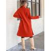 imageANRABESS Womens Cardigan Long Sweater Oversized Open Front Knit Coatigan Duster Coat 2025 Trendy Fall Outfits OuterwearOrange Red