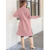 imageANRABESS Womens Cardigan Long Sweater Oversized Open Front Knit Coatigan Duster Coat 2025 Trendy Fall Outfits OuterwearPink