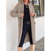 imageANRABESS Womens Cardigan Long Sweater Oversized Open Front Knit Coatigan Duster Coat 2025 Trendy Fall Outfits OuterwearRed Khaki