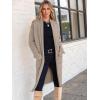 imageANRABESS Womens Cardigan Long Sweater Oversized Open Front Knit Coatigan Duster Coat 2025 Trendy Fall Outfits OuterwearRed Khaki