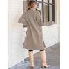 imageANRABESS Womens Cardigan Long Sweater Oversized Open Front Knit Coatigan Duster Coat 2025 Trendy Fall Outfits OuterwearRed Khaki