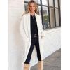 imageANRABESS Womens Cardigan Long Sweater Oversized Open Front Knit Coatigan Duster Coat 2025 Trendy Fall Outfits OuterwearWhite