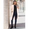 imageANRABESS Womens Cardigan Sweater 2025 Fall Outfits Knitted Lapel Long Coats CoatigansApricot