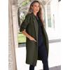 imageANRABESS Womens Cardigan Sweater 2025 Fall Outfits Knitted Lapel Long Coats CoatigansArmy Green
