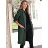 imageANRABESS Womens Cardigan Sweater 2025 Fall Outfits Knitted Lapel Long Coats CoatigansDeep Green