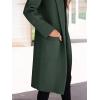 imageANRABESS Womens Cardigan Sweater 2025 Fall Outfits Knitted Lapel Long Coats CoatigansDeep Green