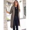 imageANRABESS Womens Cardigan Sweater 2025 Fall Outfits Knitted Lapel Long Coats CoatigansGray